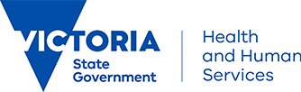 Logo health human services victoria